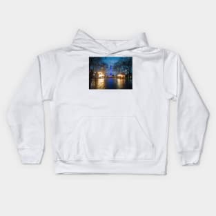 Monument by night - Paris capital of France - Europe Kids Hoodie